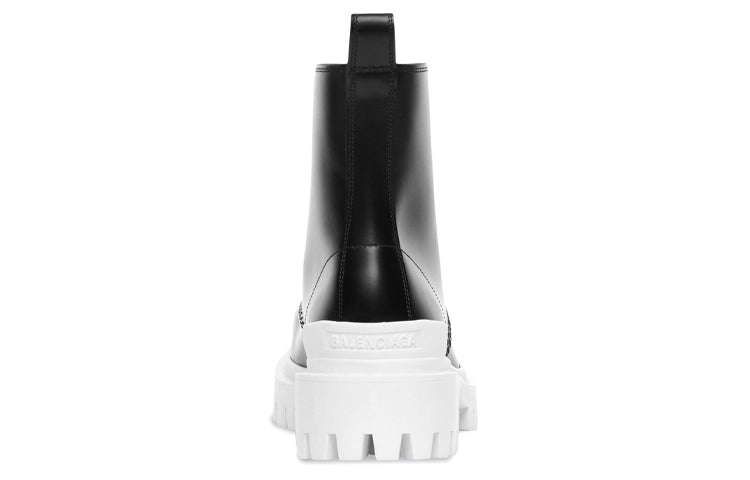 (WMNS) Balenciaga Strike 20mm Bootie 'Black White' 590974WA9671090