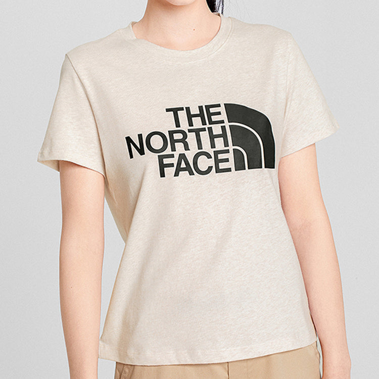 THE NORTH FACE Outdoor Casual Short Sleeve Creamy White 4NF7-0ZX