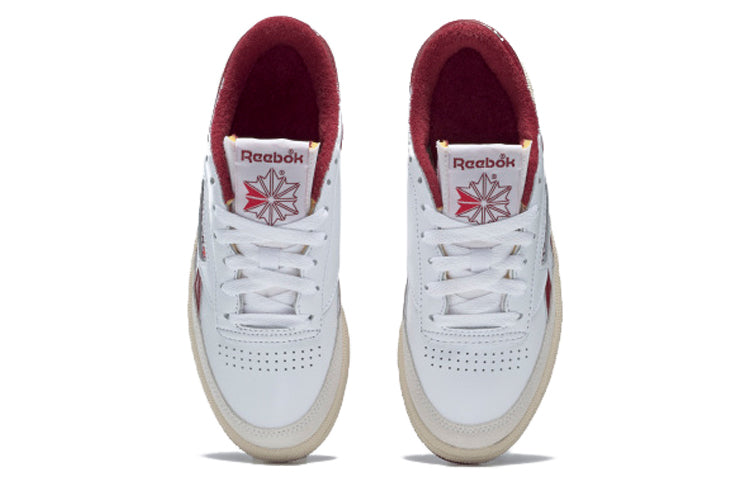 (WMNS) Reebok Club C Revenge Sneakers White/Red FW7804