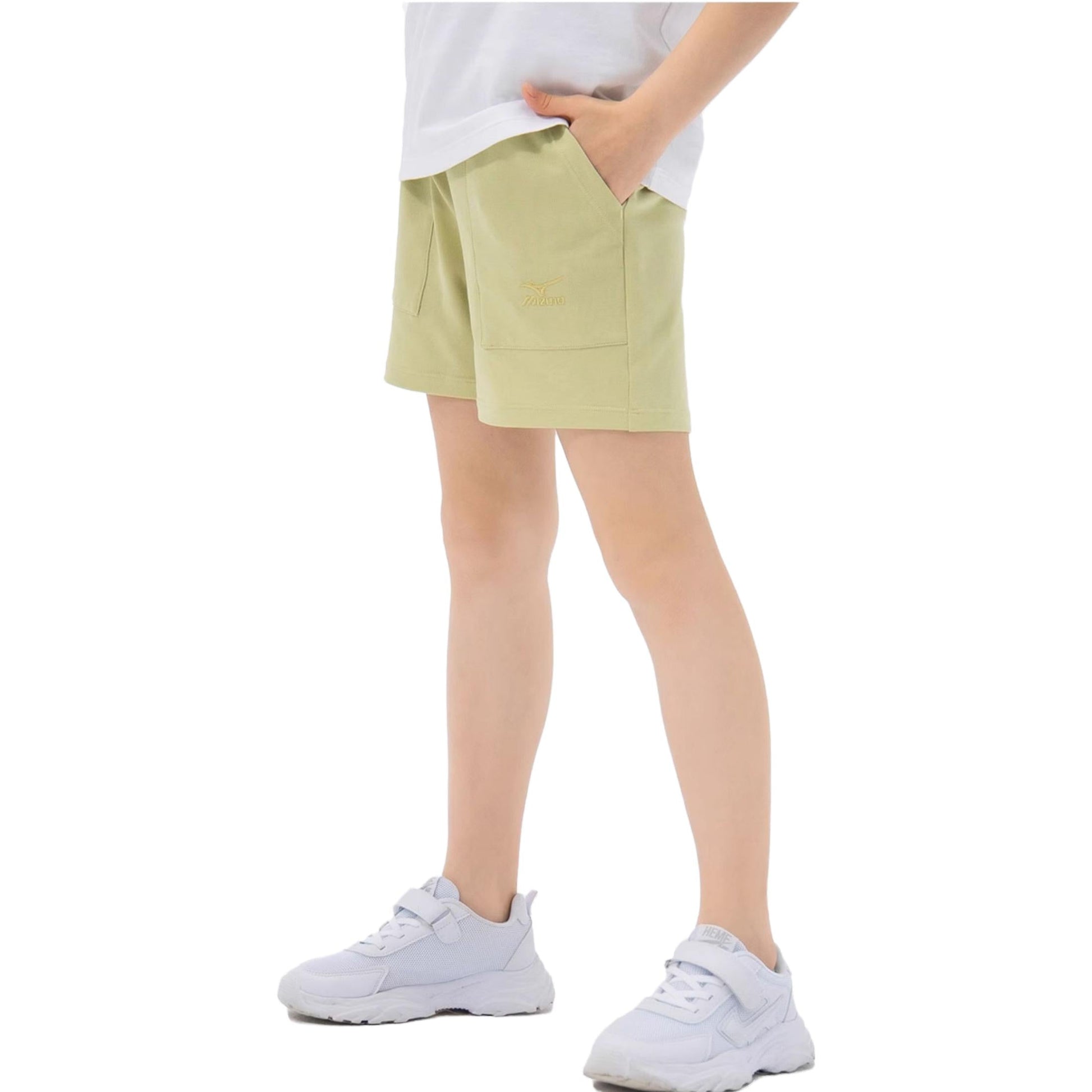 (GS) Mizuno Logo Sportwear Shorts 'Brown' 32CF3456