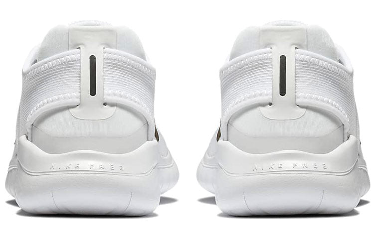 (WMNS) Nike Free RN 2018 'White Black' 942837-100