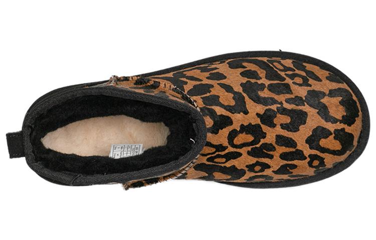 (WMNS) UGG Classic Ultra Mini Panther 'Brown' 1125352-BLK