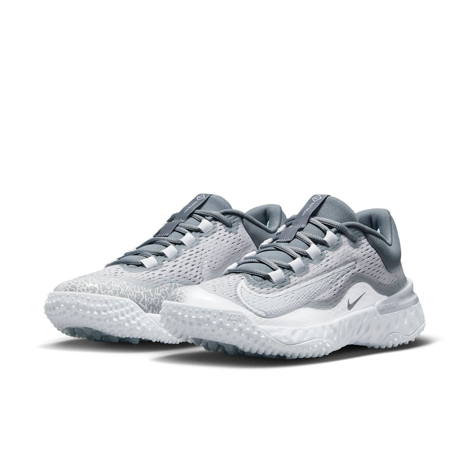 (WMNS) Nike Alpha Huarache Elite 4 Turf Softball Shoes 'Wolf Grey Pure Platinum' DV0496-012