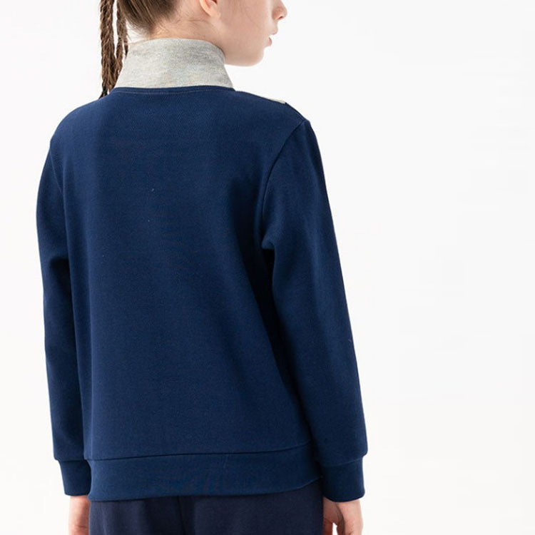 (GS) Mizuno Casual Half Zip Sweater 'Navy' 32CA3954