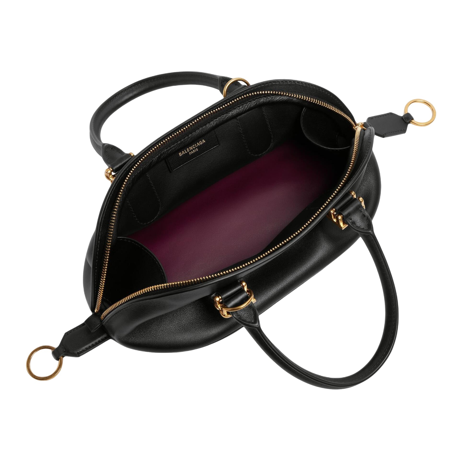 (WMNS) Balenciaga Bolero Bowling Bag Mini 'Black' 8685852ACJS1000