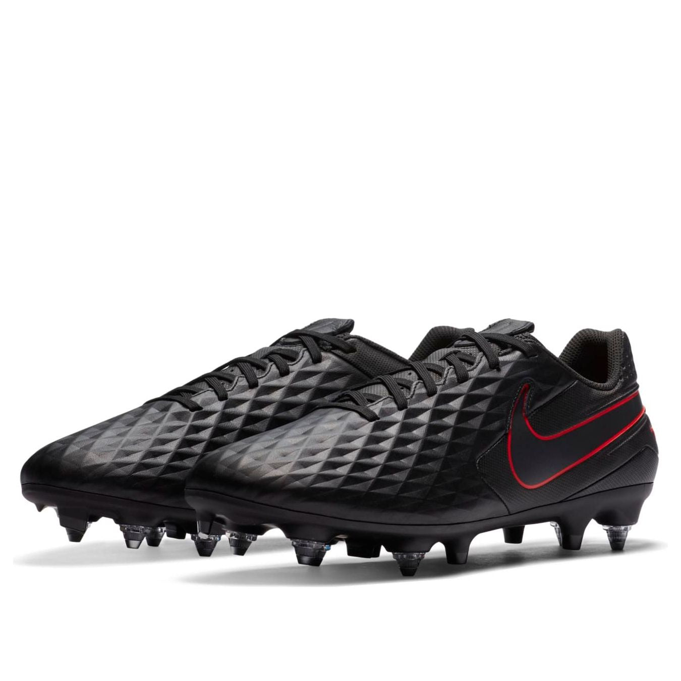 Nike Tiempo Legend 8 Academy SG-PRO Anti-Clog Traction 'Black Red' AT6014-060