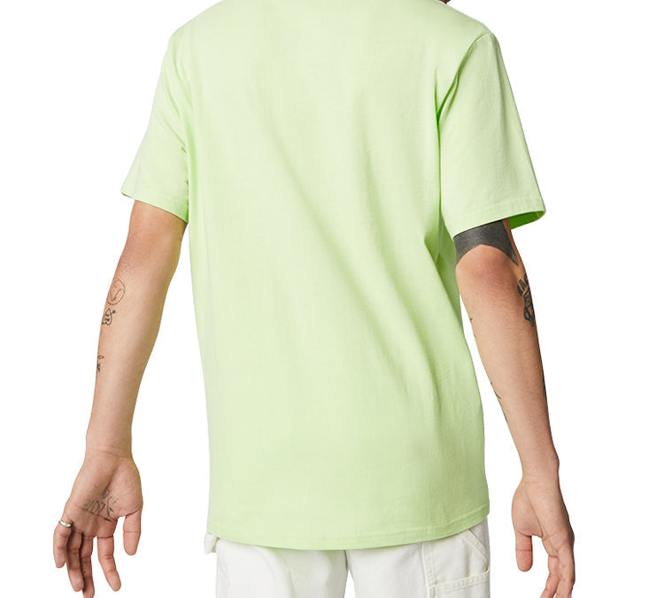 Men's Converse Renew Alphabet Pattern Sports Short Sleeve Yellow 10019649-328