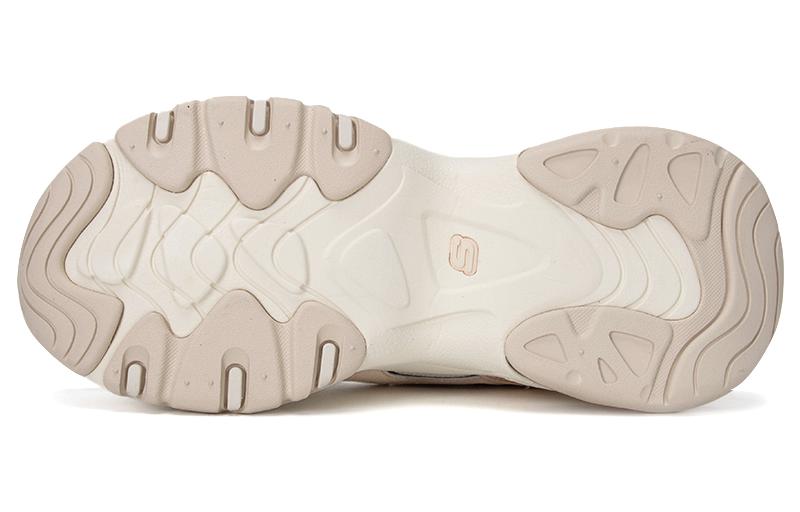 (WMNS) Skechers DLites 3-High Alert Shoes 'White Pink' 896254-NAT