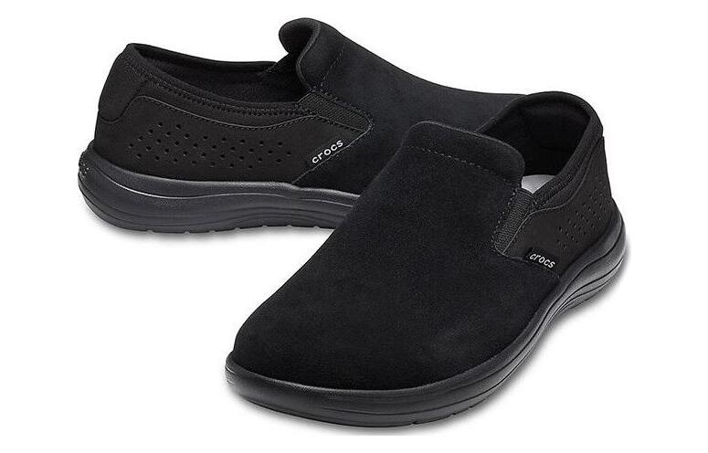 Crocs Reviva Suede Slip-on 'Black' 205808-060