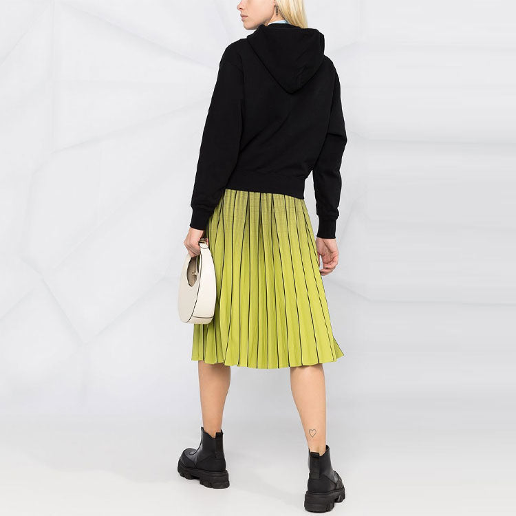 (WMNS) KENZO SS21 Tiger Head Embroidered Long Sleeves Hoodie Black FB52SW7824XG-99