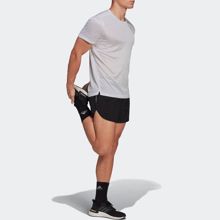 Men's adidas Casual Breathable Solid Color Sports Shorts Japanese Version Black H58594