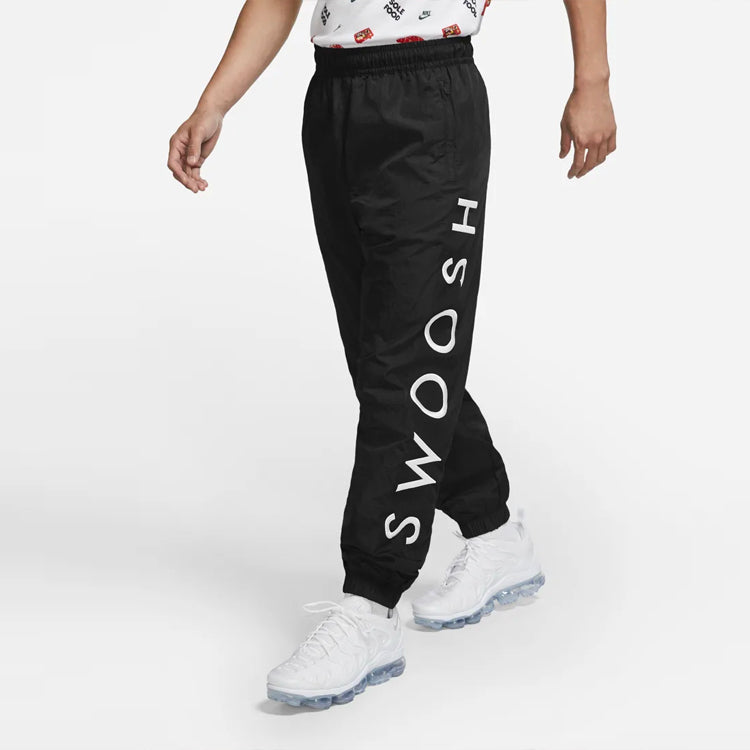 Nike Sportswear Embroidered Logo Sweatpants 'Black' CU3891-010