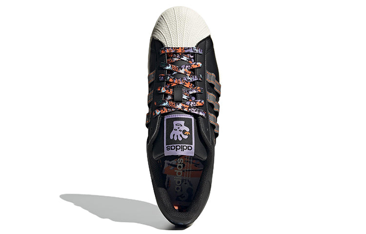 adidas Originals Superstar Shoes 'Core Black Ash Unity Orange' HQ6451