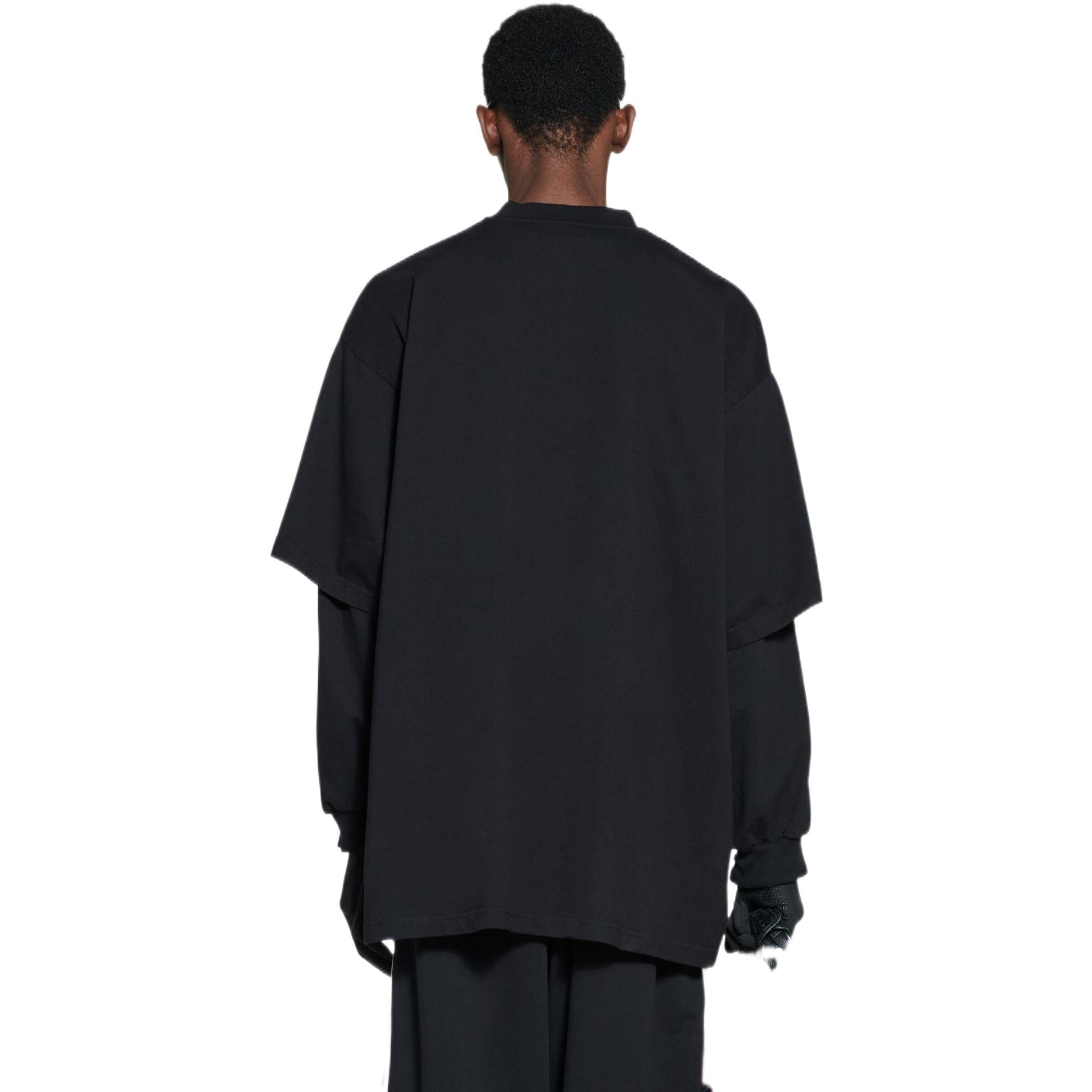 Balenciaga x adidas T-Shirt Oversized 'Black' 739101TNVA68482