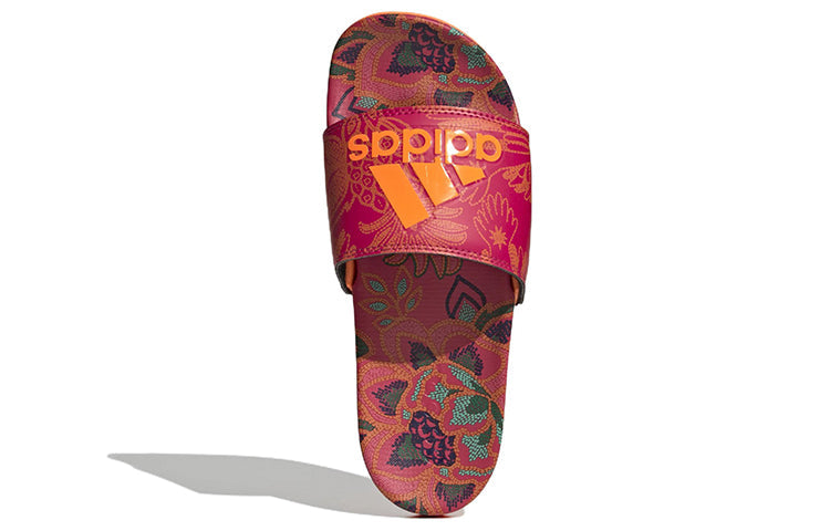 (WMNS) adidas Adilette Comfort Slide 'Floral - Signal Orange' GX4301