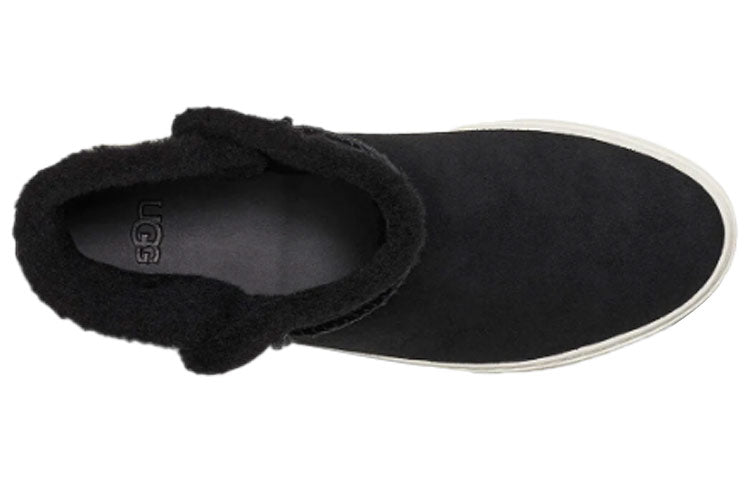 (WMNS) UGG Aika Suede Snow Boots Black 1104069-BLK