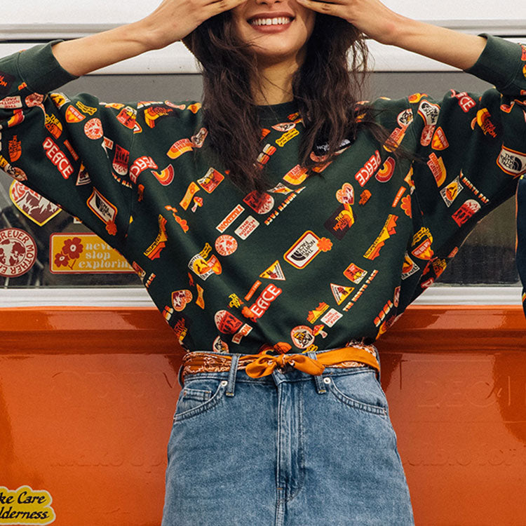 (WMNS) THE NORTH FACE Vanlife Logo Sweater 'Multicolor' NF0A5JW9-VR0