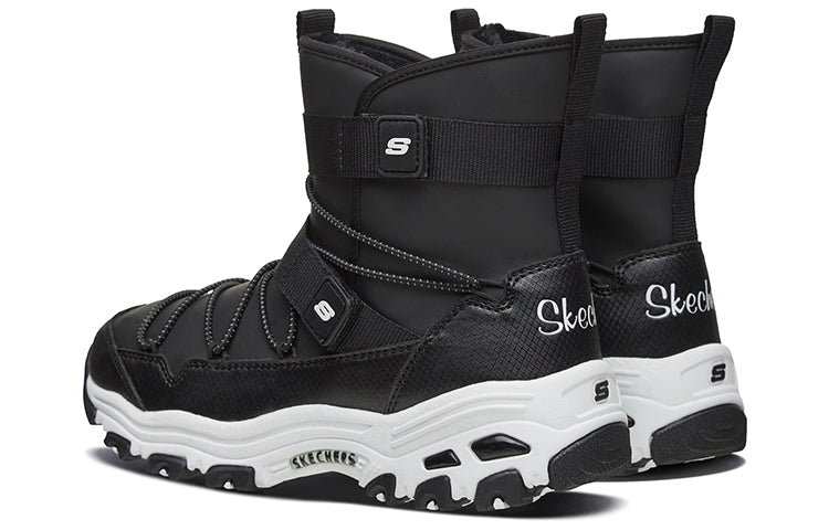 (GS) Skechers DLites Boots 'Black' 664097L-BLK