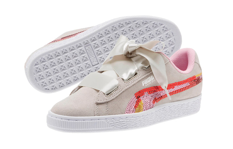 PUMA Suede Heart Trailblazer K Casual Shoes Beige 368953-03