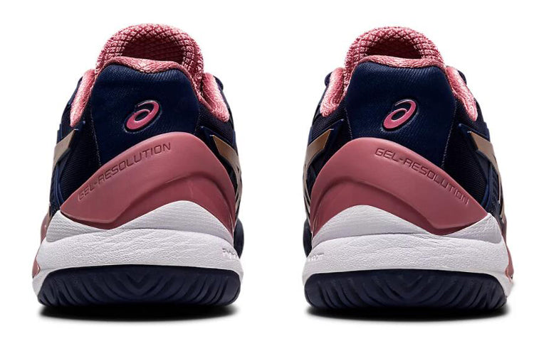 (WMNS)ASICS GEL-Resolution 8 'Peacoat Rose Gold' 1042A072-404