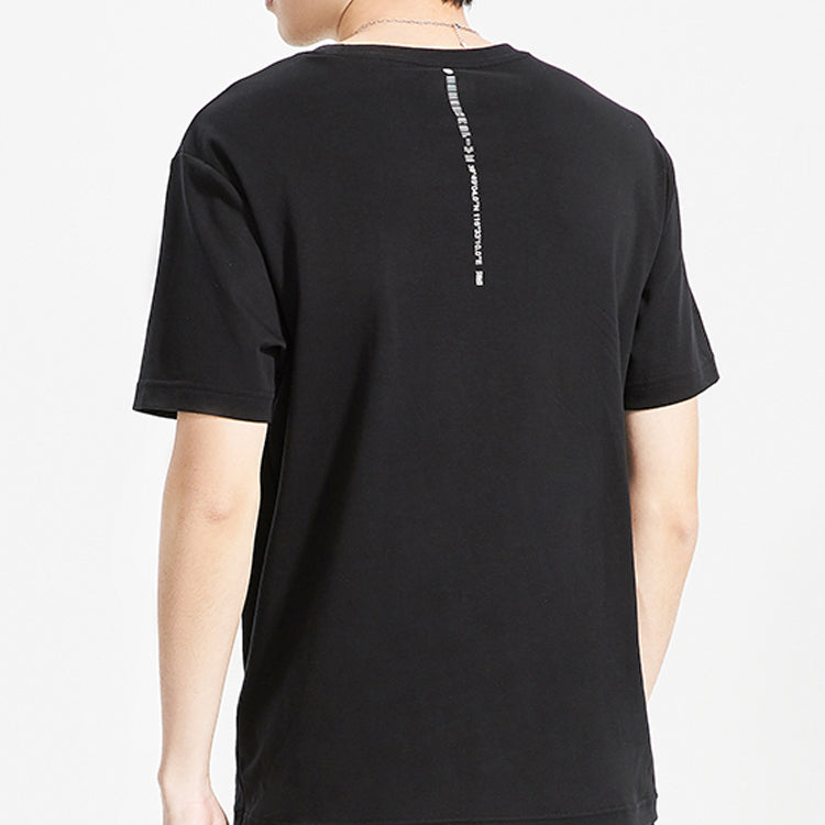 Li-Ning BADFIVE Series Basketball Sports Short Sleeve Black AHSQ237-2