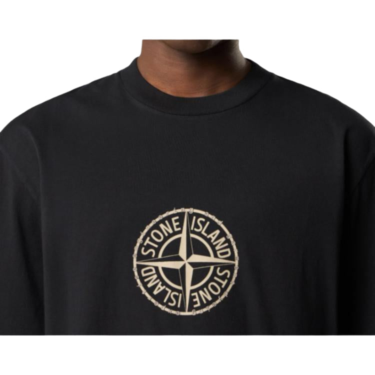 STONE ISLAND 2100001 All Around Compass T-Shirt 'Black' L1S152100001S0362V0029