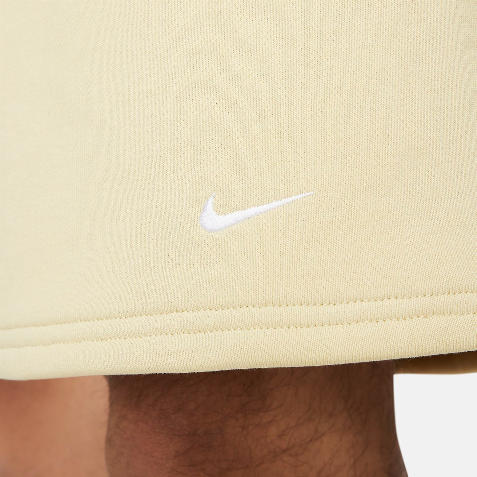Nike Solo Swoosh Fleece Shorts 'Yellow' DV3056-783