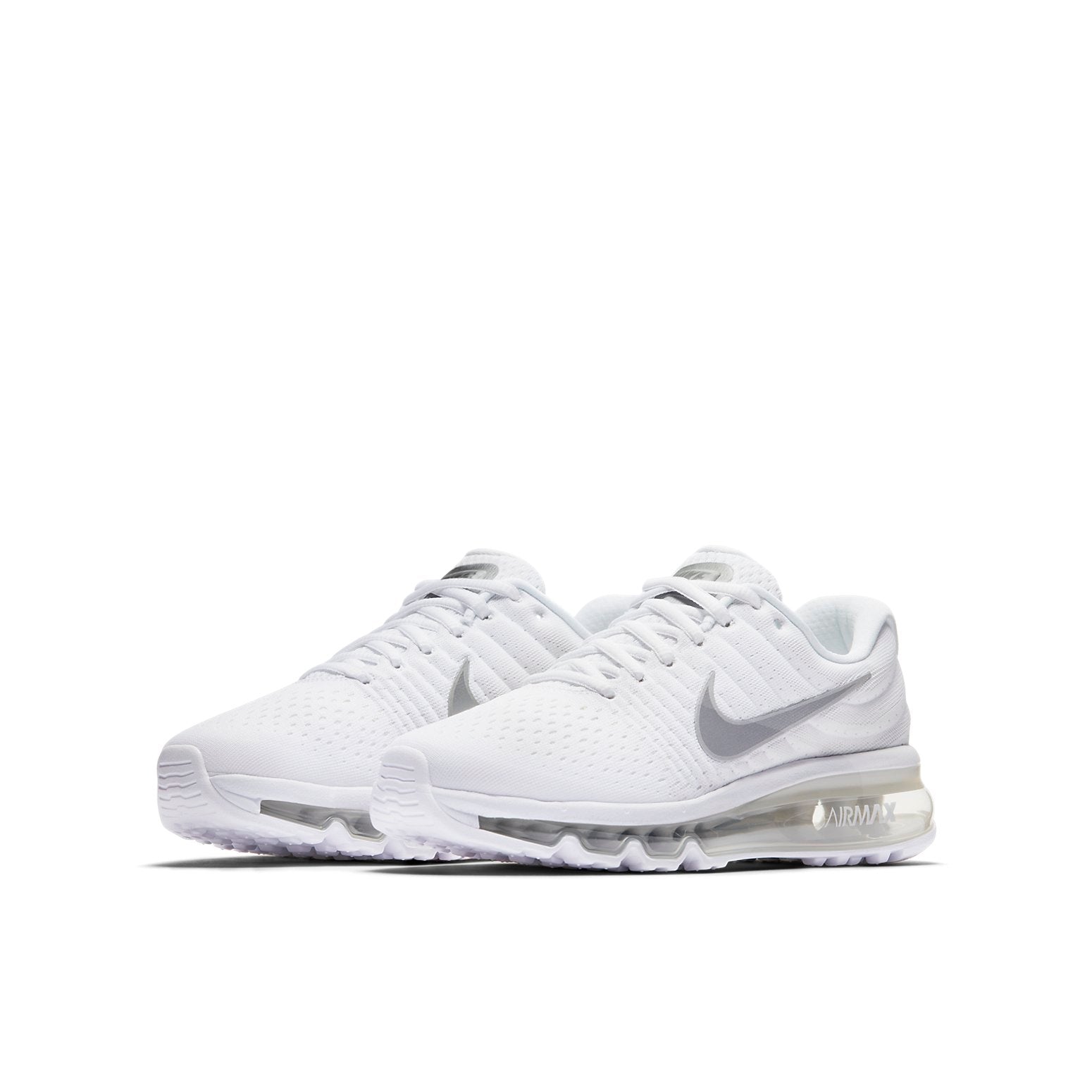 (GS) Nike Air Max 2017 'White Metallic Silver' 851622-100