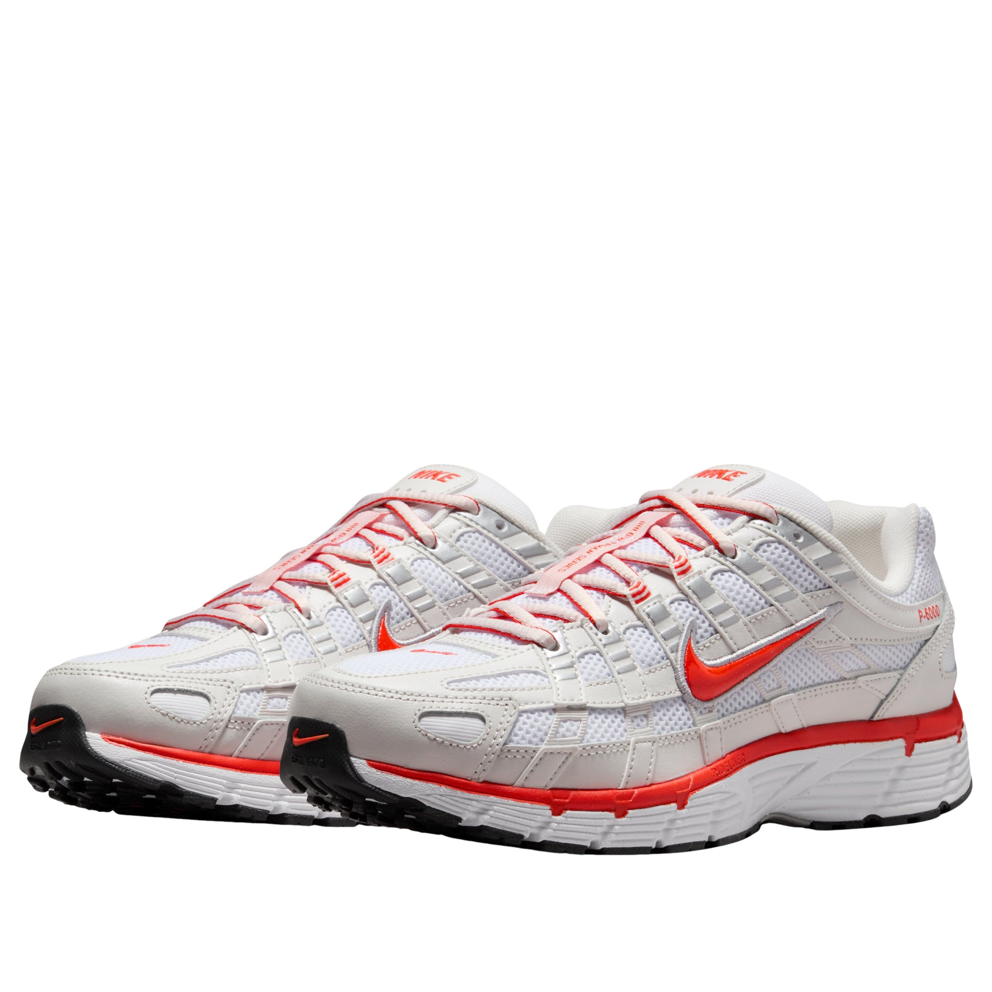 (WMNS) Nike P-6000 'White Platinum Tint Picante Red' BV1021-107