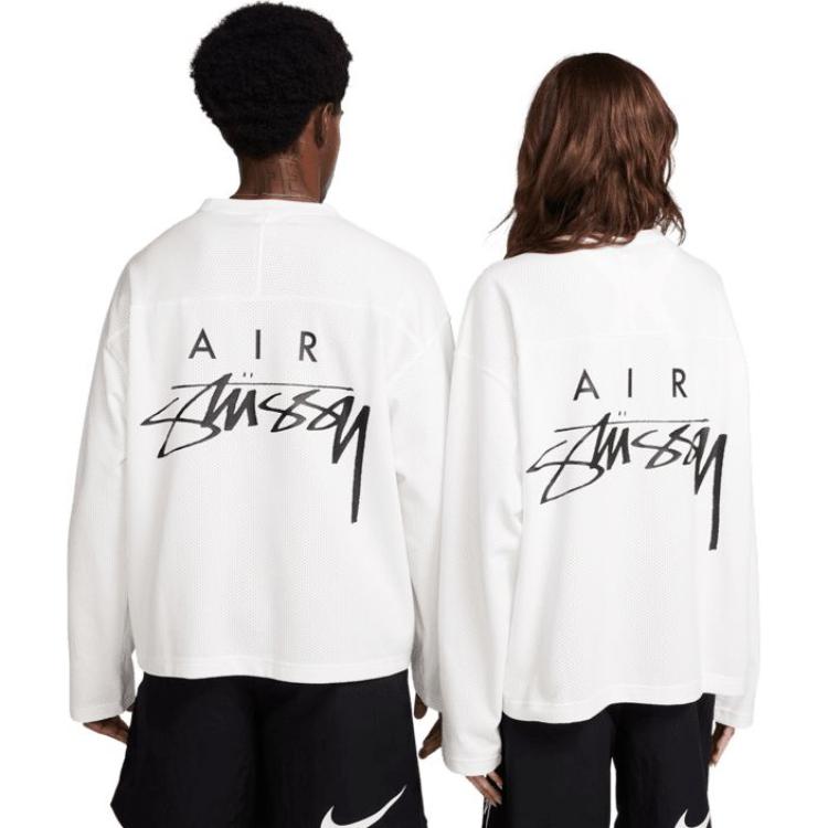 Nike x Stussy Dri-FIT Mesh Jersey Asia Sizing 'Sail' FJ9165-133