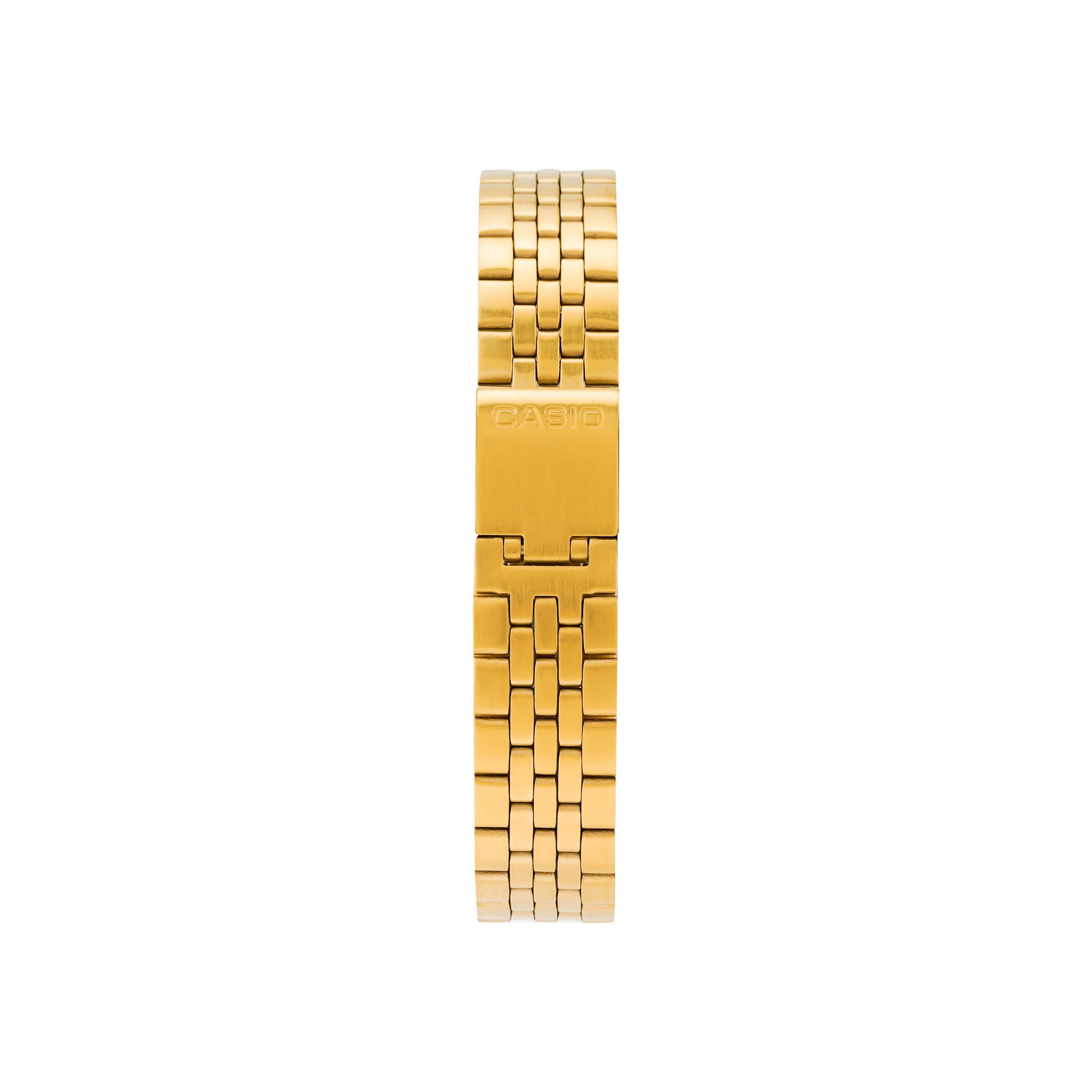 CASIO STANDARD Vintage Dial Steel Link Band en Waterproof Unisex Mens Gold Digital LA680WGA-1D