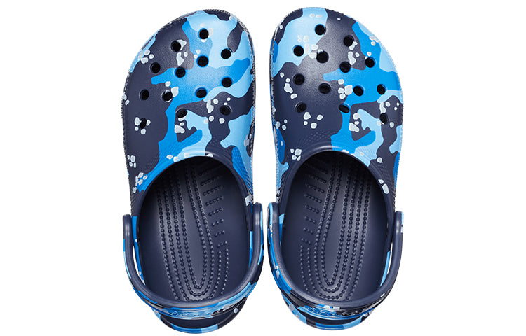Crocs Classic Printed Camo Clogs 'Blue Navy' 206454-4HQ
