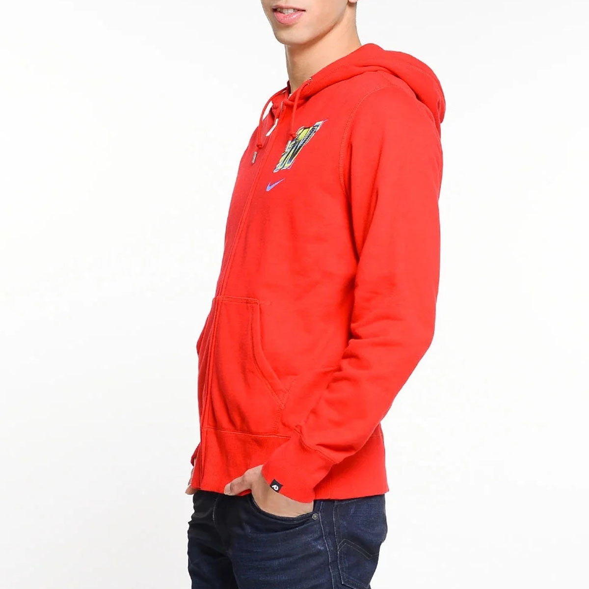 Nike Logo Full Zip Hoodie 'Red' 438740-611