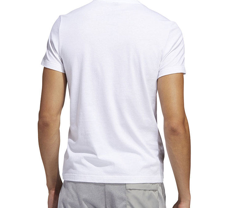 adidas M GFX T BOL INF Camouflage Sports Short Sleeve White FT2816