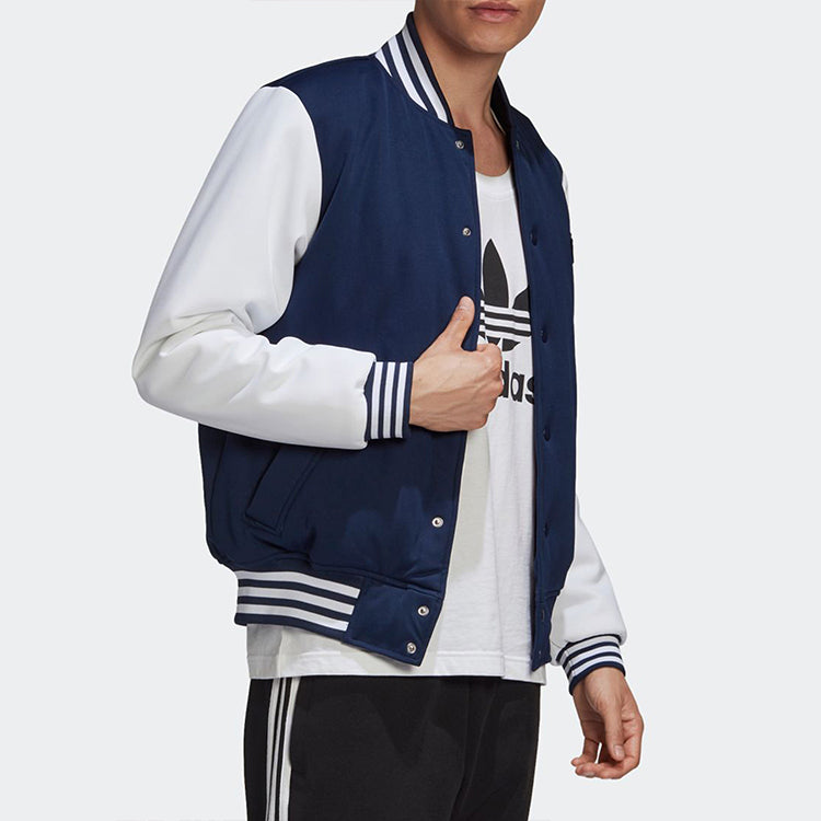 adidas originals Varsity Bomber Sports Jacket Blue GE1346