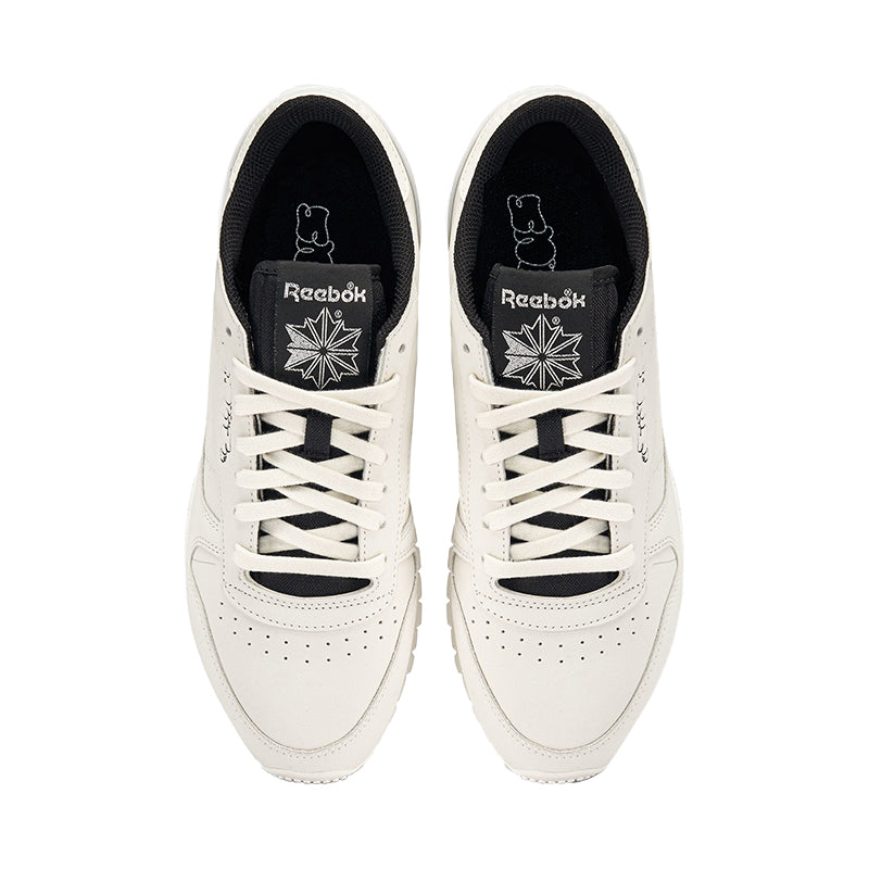 SNEEZE  Reebok Classic Leather 'White Core Black' IE9215