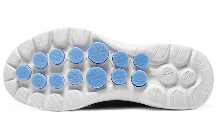 (WMNS) Skechers Go Walk 6 'Black Light Blue' 124620-BKLB