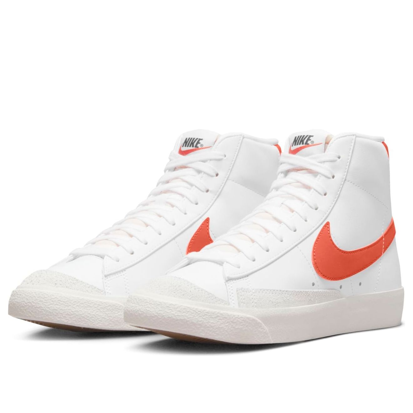 (WMNS) Nike Blazer Mid '77 'White Orange' DZ4408-100