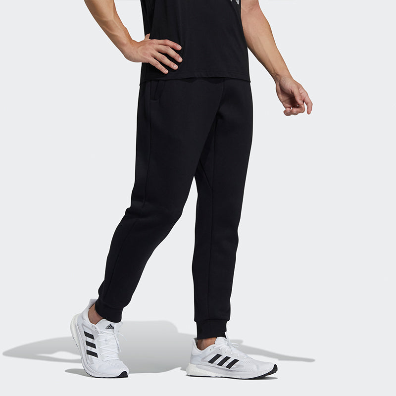 adidas M Pants Solid Color Casual Sports Bundle Feet Long Pants Black H55257