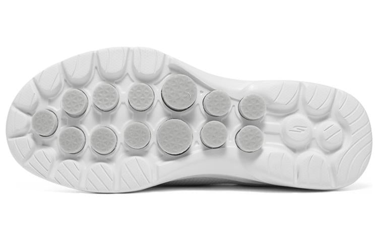 (WMNS) Skechers Go Walk Radiant Summer 'White Silver' 124620-WSL