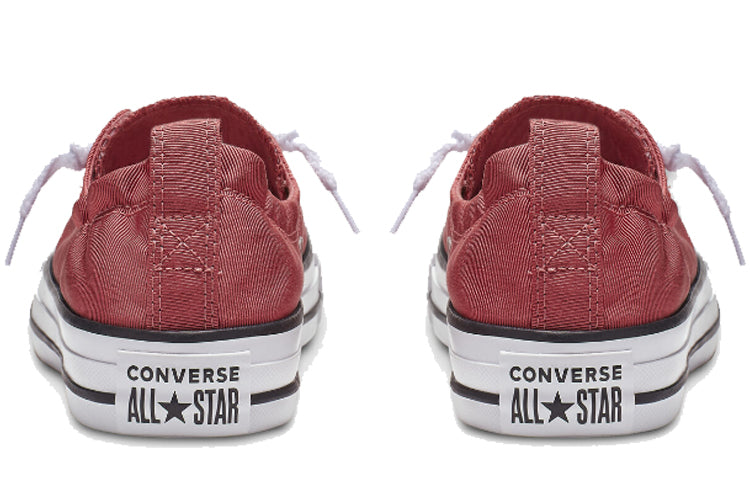 (WMNS) Converse Chuck Taylor All Star Shoreline Slip Low Top Canvas Red White 565242F