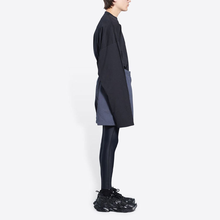 Balenciaga Political Campaign Sweat Shorts 'Dark Grey' 676137TKVI91366