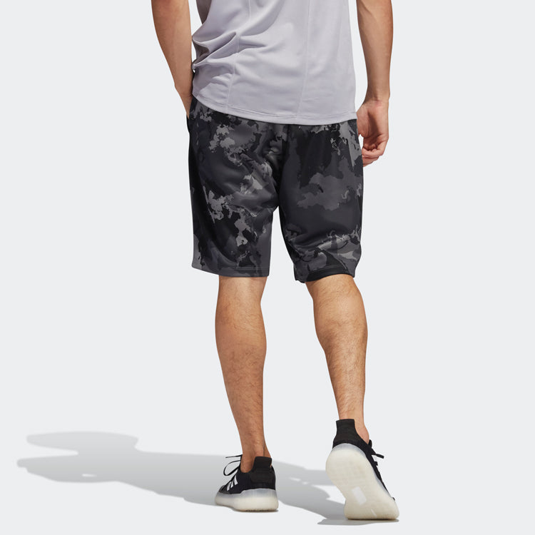 adidas Camo Short Camouflage Printing Sports Training Shorts Gray GH5161
