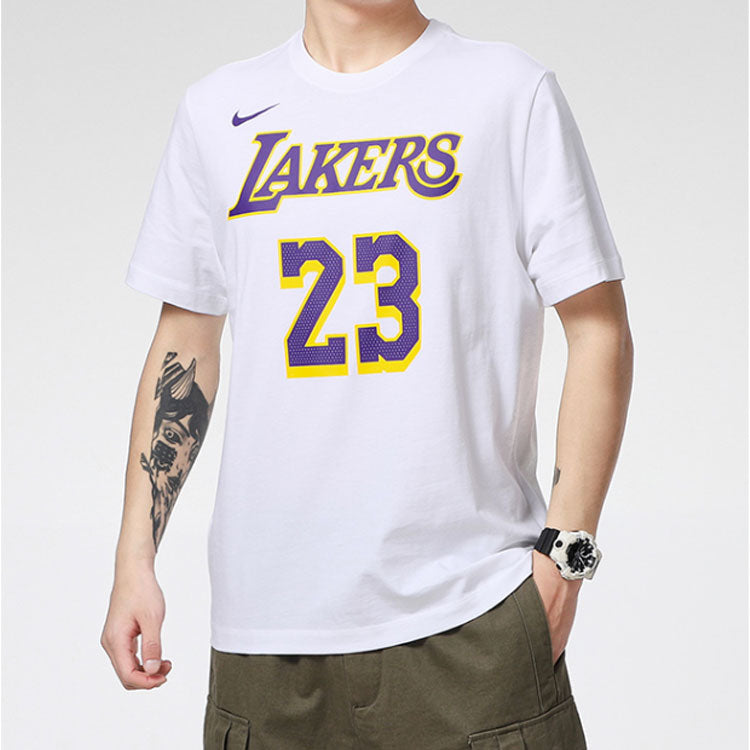 Nike Men's NBA Los Angeles Lakers James NO.23 Basketball Sports White CV8529-100