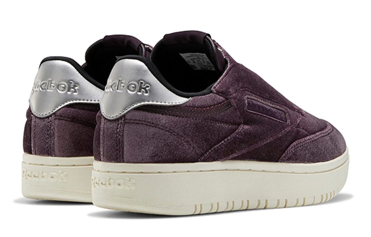 (WMNS) Reebok Club C Double Zip 'Grey Purple' FW1264