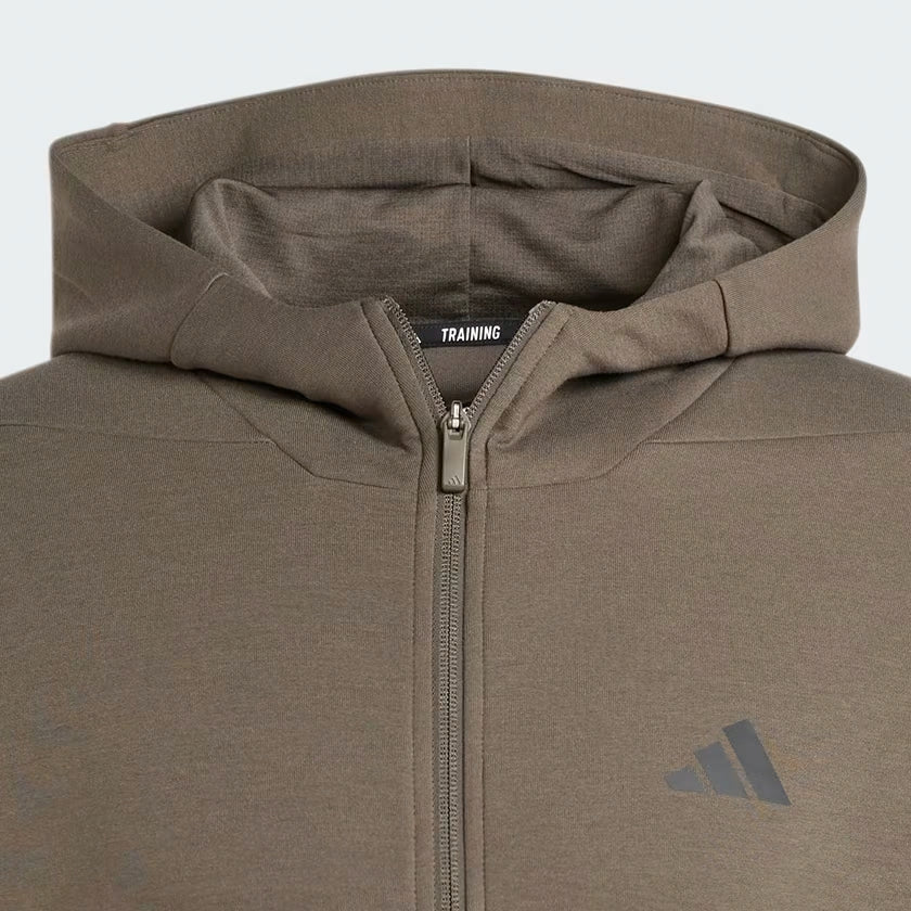 adidas Designed for Training Full-Zip Track Jacket Asia Sizing 'Green' IY1133