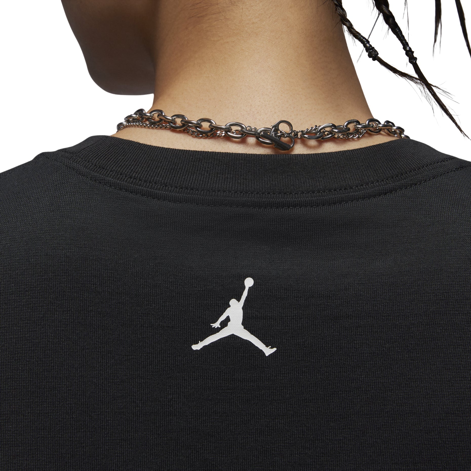 (WMNS) Air Jordan Oversized Graphic T-Shirt Asia Sizing 'Off Noir' FV7120-045