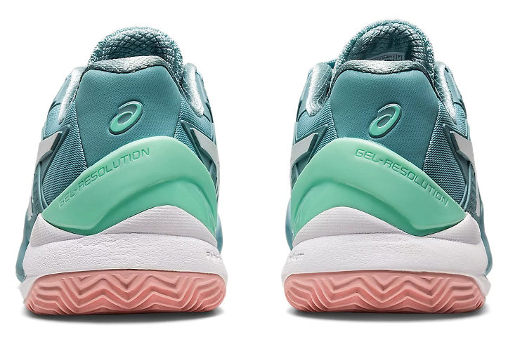 (WMNS) ASICS Gel Resolution 8 Clay 'Smoke Blue' 1042A070-408