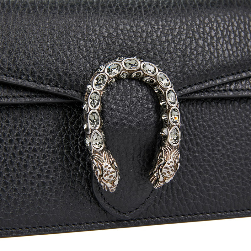 (WMNS) Gucci Dionysus Mini-Sized Single-Shoulder Bag 'Black' 476432-CAOGN-8176