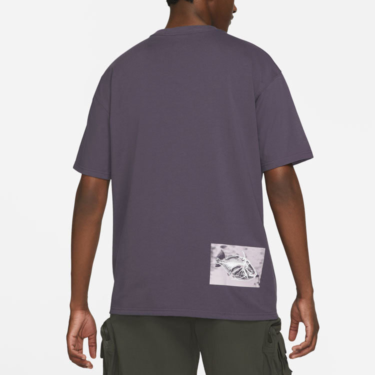 Nike ACG Nature Funny Printing Loose Sports Round Neck Short Sleeve Purple Dark purple DD8808-506